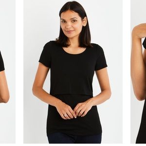 Black motherhood maternity nursing top